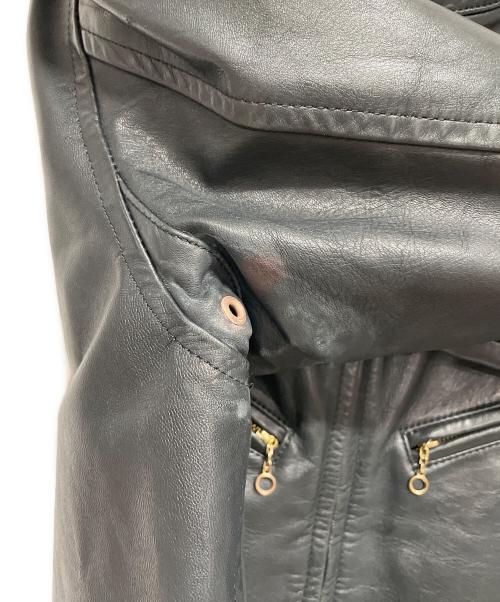 RED MOON（レッドムーン）RED MOON (レッドムーン) シングルライダースジャケット ブラック サイズ:Lの古着・服飾アイテム