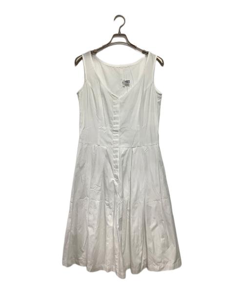COMME des GARCONS（コムデギャルソン）COMME des GARCONS (コムデギャルソン) ノースリーブワンピース ホワイト サイズ:Sの古着・服飾アイテム