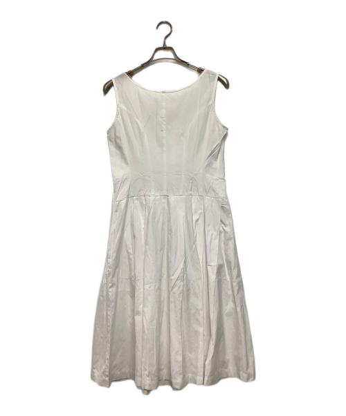 COMME des GARCONS（コムデギャルソン）COMME des GARCONS (コムデギャルソン) ノースリーブワンピース ホワイト サイズ:Sの古着・服飾アイテム