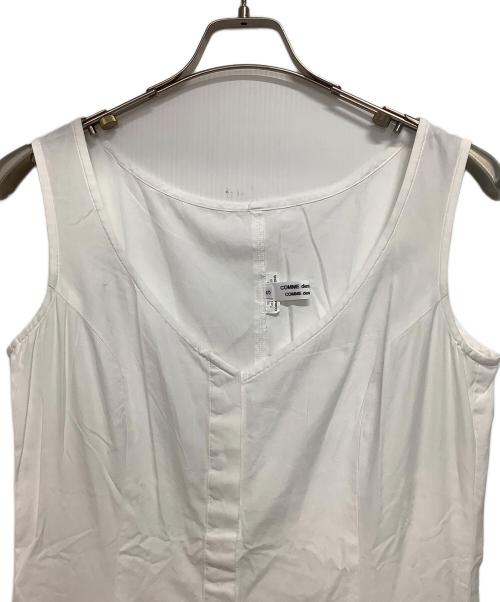COMME des GARCONS（コムデギャルソン）COMME des GARCONS (コムデギャルソン) ノースリーブワンピース ホワイト サイズ:Sの古着・服飾アイテム