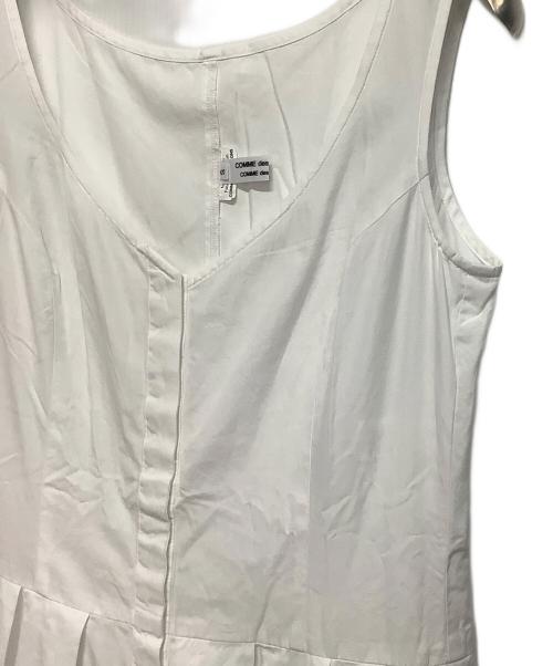 COMME des GARCONS（コムデギャルソン）COMME des GARCONS (コムデギャルソン) ノースリーブワンピース ホワイト サイズ:Sの古着・服飾アイテム