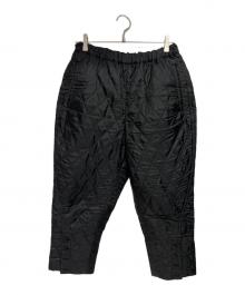 COMME des GARCONS（コムデギャルソン）の古着「キルティングパンツ」｜ブラック