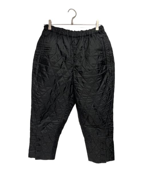 COMME des GARCONS（コムデギャルソン）COMME des GARCONS (コムデギャルソン) キルティングパンツ ブラック サイズ:Sの古着・服飾アイテム