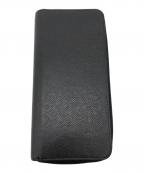 LOUIS VUITTONルイ ヴィトン）の古着「タイガ ジッピーウォレット･ヴェルティカル」｜ブラック