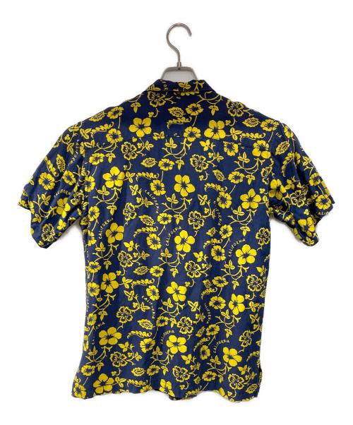 Ron Herman（ロンハーマン）Ron Herman (ロンハーマン) アロハシャツ ブルー×イエロー サイズ:Mの古着・服飾アイテム