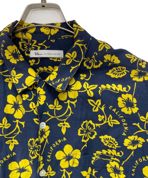 Ron Herman（ロンハーマン）Ron Herman (ロンハーマン) アロハシャツ ブルー×イエロー サイズ:Mの古着・服飾アイテム