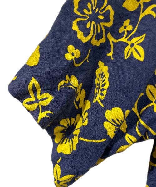 Ron Herman（ロンハーマン）Ron Herman (ロンハーマン) アロハシャツ ブルー×イエロー サイズ:Mの古着・服飾アイテム