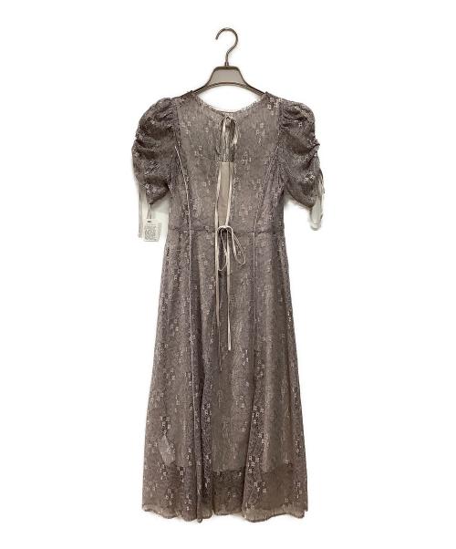 Snidel（スナイデル）Snidel (スナイデル) 半袖キャミ+レースワンピース ラベンダー サイズ:1 未使用品の古着・服飾アイテム