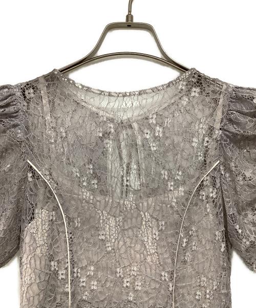 Snidel（スナイデル）Snidel (スナイデル) 半袖キャミ+レースワンピース ラベンダー サイズ:1 未使用品の古着・服飾アイテム