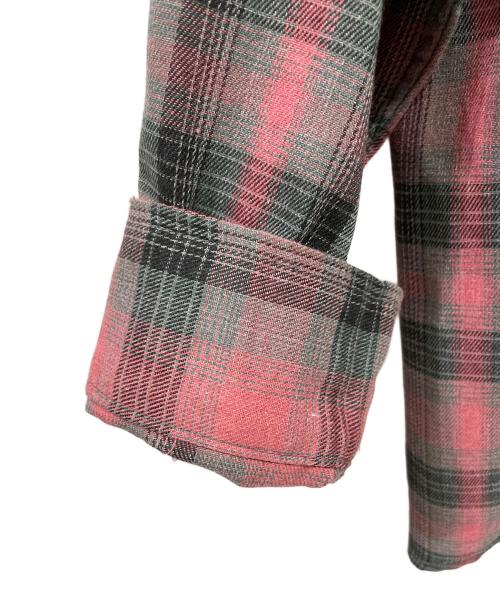 OUR LEGACY（アワーレガシー）OUR LEGACY (アワーレガシー) 長袖チェックシャツ ピンク×グレー サイズ:48の古着・服飾アイテム