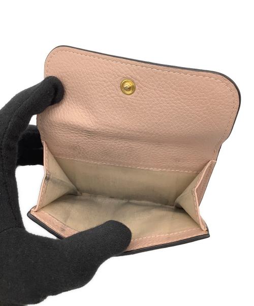 Chloe（クロエ）Chloe (クロエ) 3つ折り財布 ピンクの古着・服飾アイテム