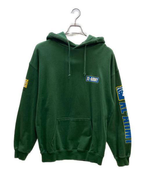 X-LARGE（エクストララージ）X-LARGE (エクストララージ) プルオーバーパーカー グリーン サイズ:Mの古着・服飾アイテム
