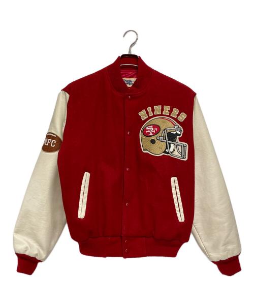 Chalk Line（チョークライン）Chalk Line (チョークライン) フォーティーナイナーズ スタジャン レッド サイズ:Lの古着・服飾アイテム