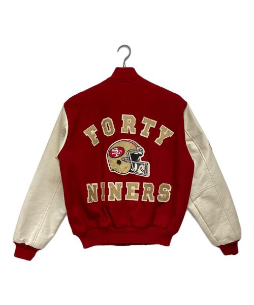 Chalk Line（チョークライン）Chalk Line (チョークライン) フォーティーナイナーズ スタジャン レッド サイズ:Lの古着・服飾アイテム