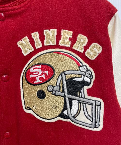 Chalk Line（チョークライン）Chalk Line (チョークライン) フォーティーナイナーズ スタジャン レッド サイズ:Lの古着・服飾アイテム