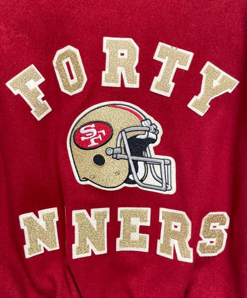 Chalk Line（チョークライン）Chalk Line (チョークライン) フォーティーナイナーズ スタジャン レッド サイズ:Lの古着・服飾アイテム