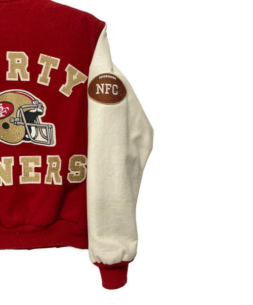 Chalk Line（チョークライン）Chalk Line (チョークライン) フォーティーナイナーズ スタジャン レッド サイズ:Lの古着・服飾アイテム