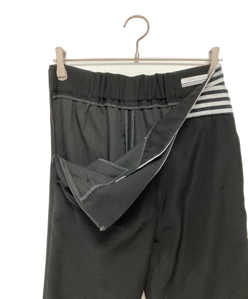 BORDERS at BALCONY（ボーダーズアットバルコニー）BORDERS AT BALCONY (ボーダーズアットバルコニー) パンツ ブラック サイズ:38の古着・服飾アイテム