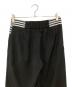 中古・古着 BORDERS AT BALCONY (ボーダーズアットバルコニー) パンツ ブラック サイズ:38：6000円