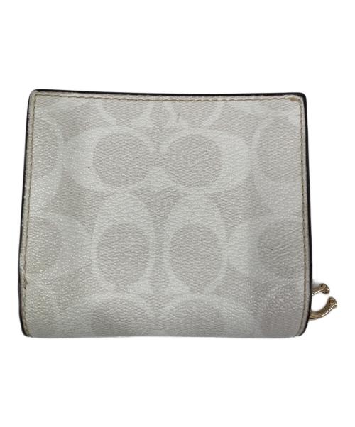 COACH（コーチ）COACH (コーチ) 2つ折り財布 ホワイトの古着・服飾アイテム