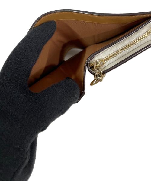 COACH（コーチ）COACH (コーチ) 2つ折り財布 ホワイトの古着・服飾アイテム