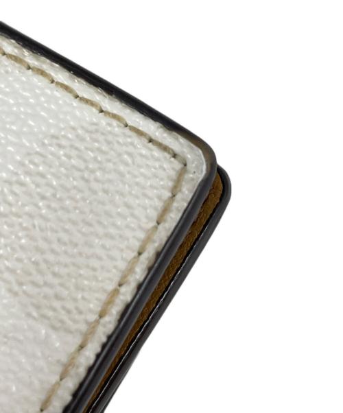 COACH（コーチ）COACH (コーチ) 2つ折り財布 ホワイトの古着・服飾アイテム