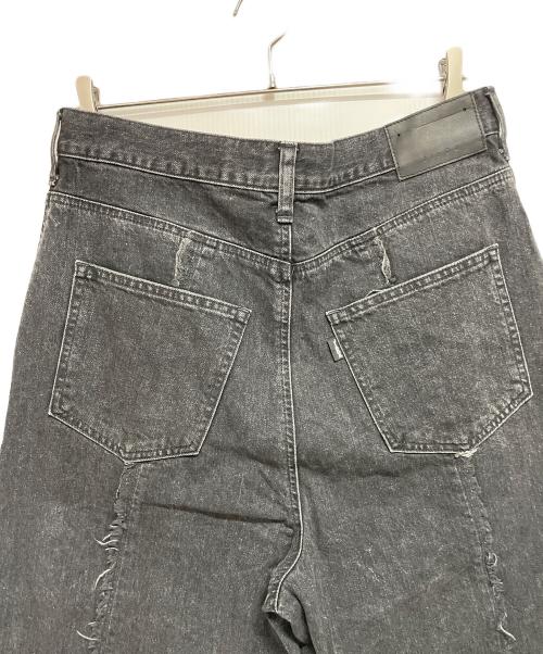 jieda（ジエダ）Jieda (ジエダ) LOOSE FIT JEANS／ワイドデニムパンツ ブラック サイズ:2の古着・服飾アイテム