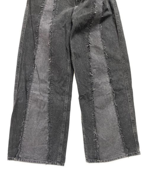 jieda（ジエダ）Jieda (ジエダ) LOOSE FIT JEANS／ワイドデニムパンツ ブラック サイズ:2の古着・服飾アイテム