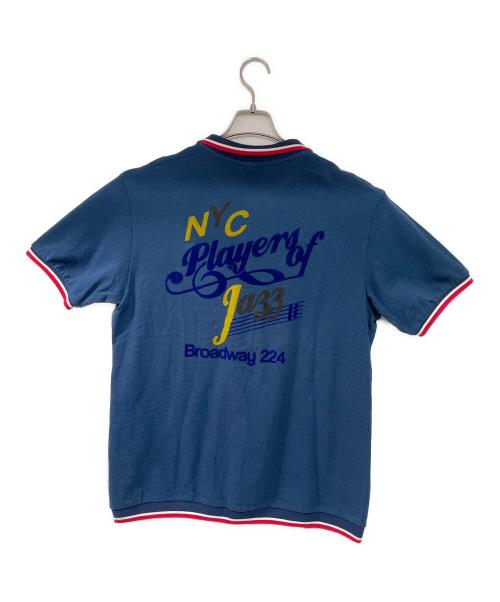 HOUSTON（ヒューストン）HOUSTON (ヒューストン) ボーリングシャツ ブルー サイズ:XLの古着・服飾アイテム