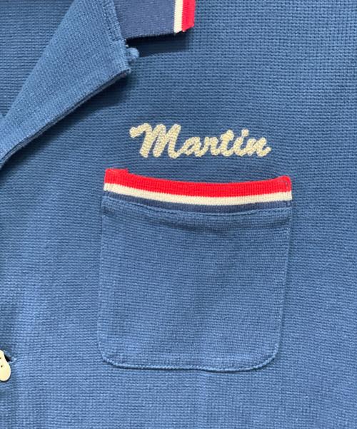 HOUSTON（ヒューストン）HOUSTON (ヒューストン) ボーリングシャツ ブルー サイズ:XLの古着・服飾アイテム