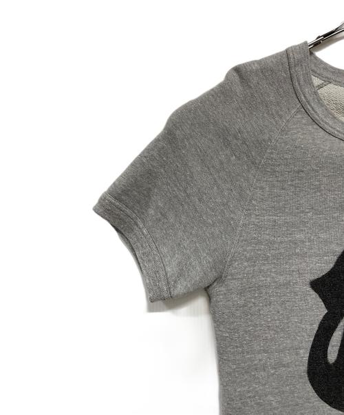 Hysteric Glamour（ヒステリックグラマー）Hysteric Glamour (ヒステリックグラマー) 半袖スウェット ライトグレー サイズ:Sの古着・服飾アイテム