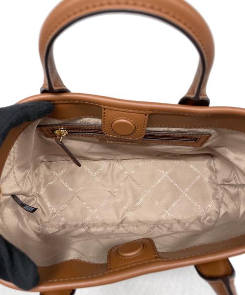 MICHAEL KORS（マイケル・コース）MICHAEL KORS (マイケルコース) 2WAYショルダーバッグ ブラウンの古着・服飾アイテム