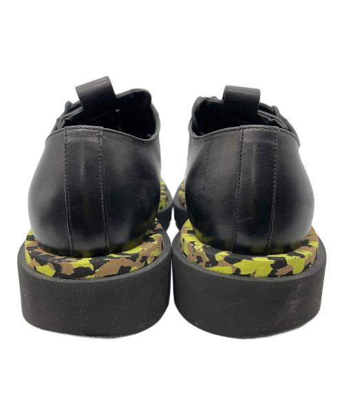 GIVENCHY（ジバンシィ）GIVENCHY (ジバンシィ) レザースニーカー ブラック×イエロー サイズ:41の古着・服飾アイテム