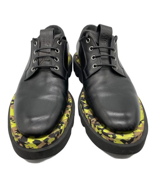 GIVENCHY（ジバンシィ）GIVENCHY (ジバンシィ) レザースニーカー ブラック×イエロー サイズ:41の古着・服飾アイテム