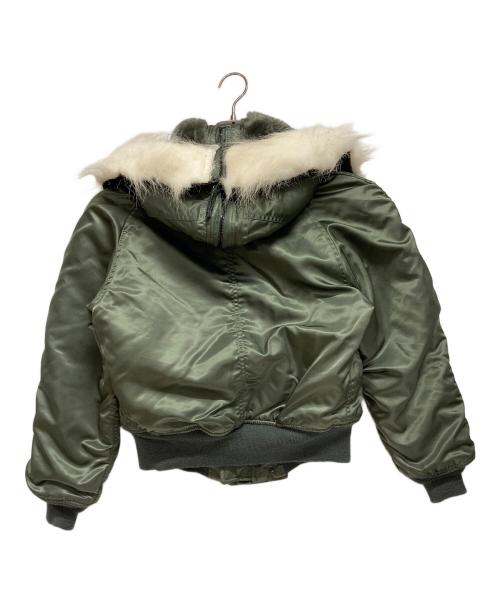 ALPHA（アルファ）ALPHA (アルファ) N-2B ミリタリージャケット グリーン サイズ:SMALLの古着・服飾アイテム