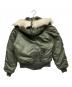 ALPHA (アルファ) N-2B ミリタリージャケット グリーン サイズ:SMALL：18000円