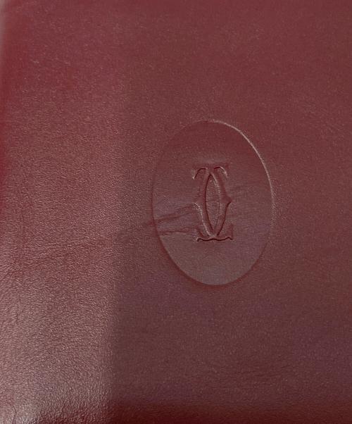 Cartier（カルティエ）Cartier (カルティエ) 2つ折り財布 ワインレッドの古着・服飾アイテム