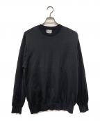 Yonetomiヨネトミ）の古着「クルーネックニット」｜ブラック