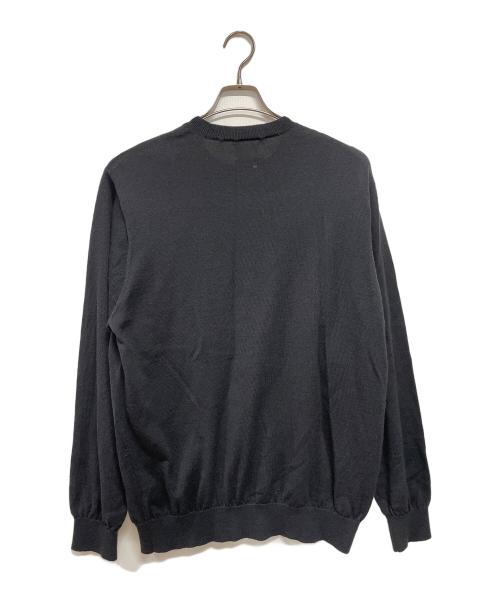 Yonetomi（ヨネトミ）Yonetomi (ヨネトミ) クルーネックニット ブラック サイズ:4の古着・服飾アイテム