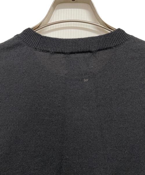 Yonetomi（ヨネトミ）Yonetomi (ヨネトミ) クルーネックニット ブラック サイズ:4の古着・服飾アイテム
