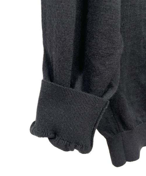 Yonetomi（ヨネトミ）Yonetomi (ヨネトミ) クルーネックニット ブラック サイズ:4の古着・服飾アイテム