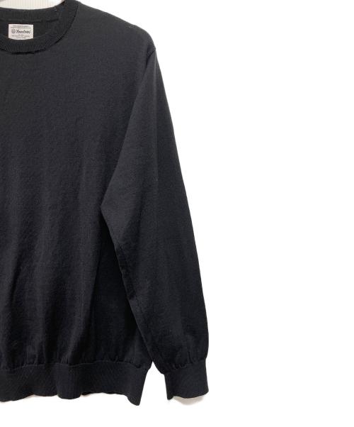 Yonetomi（ヨネトミ）Yonetomi (ヨネトミ) クルーネックニット ブラック サイズ:4の古着・服飾アイテム