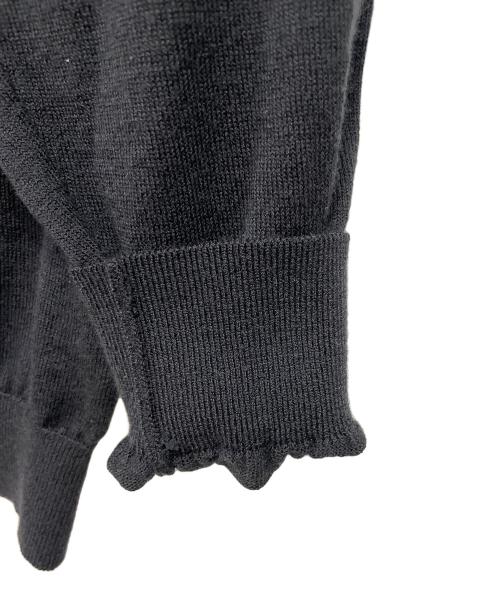 Yonetomi（ヨネトミ）Yonetomi (ヨネトミ) クルーネックニット ブラック サイズ:4の古着・服飾アイテム