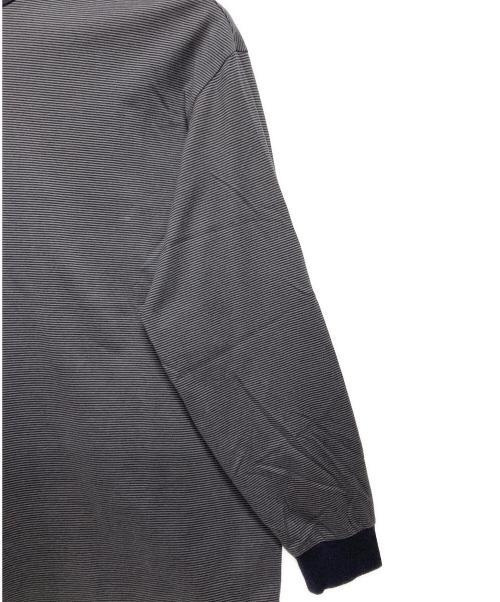 Graphpaper（グラフペーパー）Graphpaper (グラフペーパー) ボーダー長袖カットソー ネイビー×グレー サイズ:2の古着・服飾アイテム