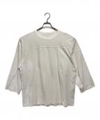 COMOLIコモリ）の古着「長袖カットソー」｜ホワイト