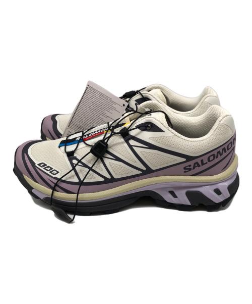 SALOMON（サロモン）SALOMON (サロモン) XT-6 ホワイト×パープル サイズ:26.5cm 未使用品の古着・服飾アイテム
