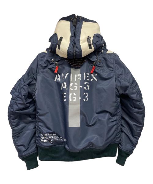 AVIREX（アヴィレックス）AVIREX (アヴィレックス) MA-1 REMODEL MARK2（MA-1リモデルマークツー）/MA-1/ジャケット/フライトジャケット ネイビー サイズ:Freeの古着・服飾アイテム