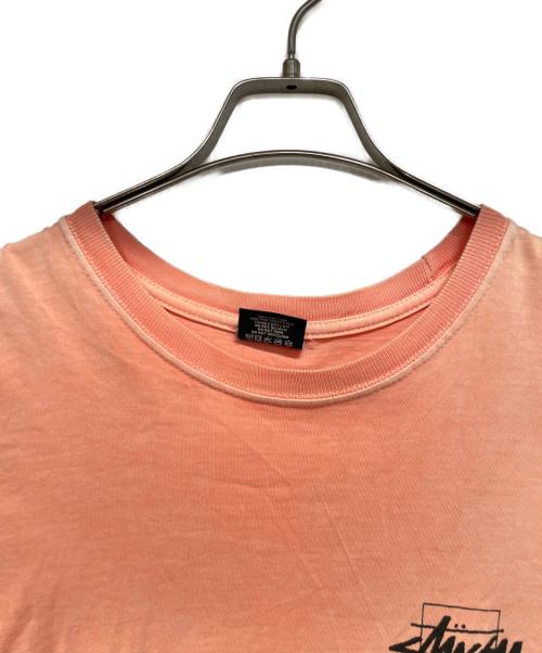 stussy（ステューシー）stussy (ステューシー) 半袖カットソー ピンク サイズ:Lの古着・服飾アイテム