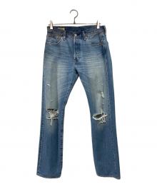 LEVI'S（リーバイス）の古着「ダメージデニムパンツ」｜ブルー