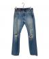 LEVI'S（リーバイス）の古着「ダメージデニムパンツ」｜ブルー